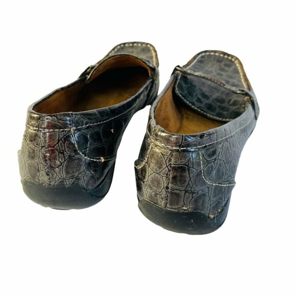 Croco Patent Leather Loafers - Picture 11 of 11